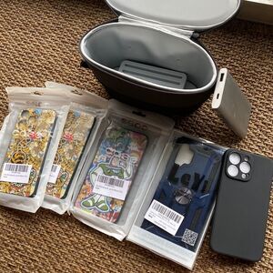 Portable charger, UV cleaner, phone cases Electronic Bundle!!!!